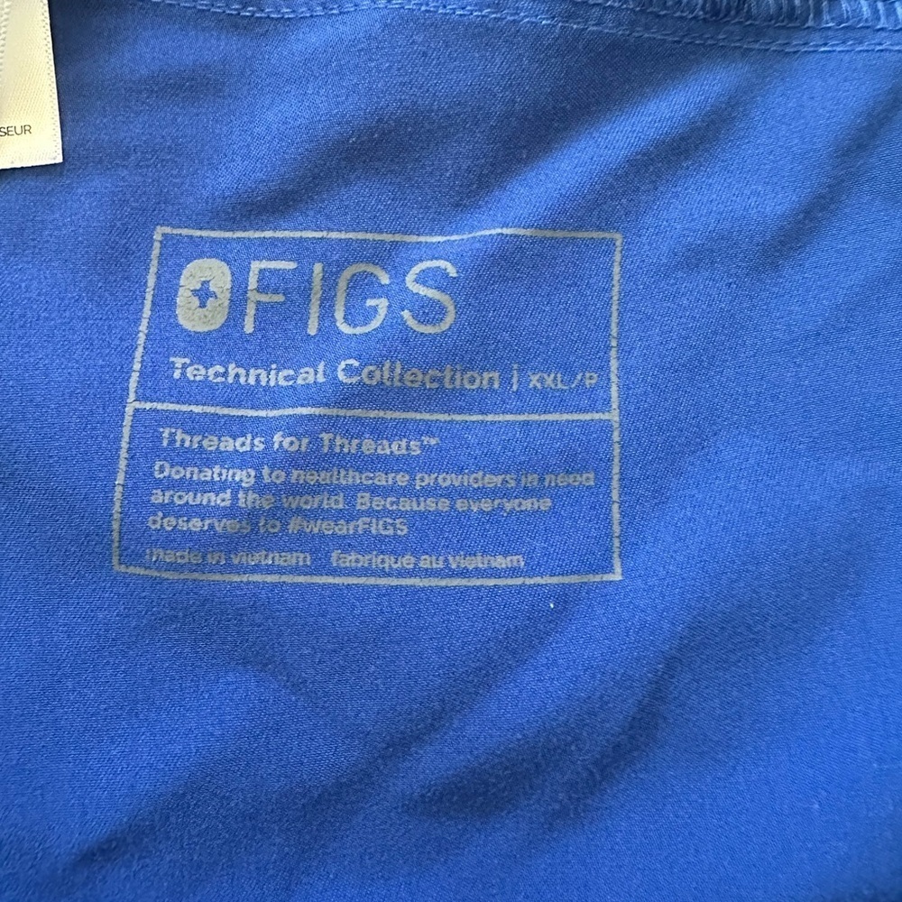 Figs Kade Cargo Scrub Pants - Winning Blue - Picture 3 of 7
